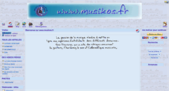 Desktop Screenshot of musikos.fr